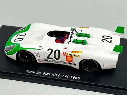 1:43 Spark S1975 Porsche 908 Le Mans 1969 #20 J. Siffert / B. Redman
