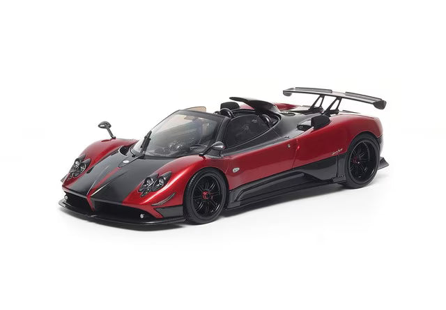 [ Pre-order ] 850612001 BBR 1:18 Pagani Zonda cinque Roadster full open Rosso Dubai - BASIC PACK