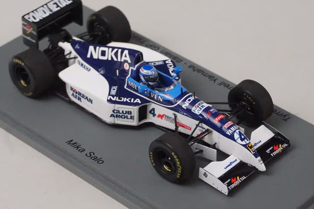 1:43 Spark S6975 Tyrrell 023 Yamaha Italian GP 1995 #4 M. Salo Mild Seven specification