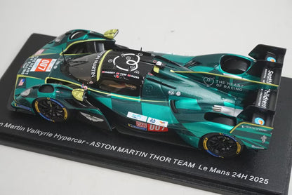 1:43 Spark S9254 Aston Martin Valkyrie Hypercar THOR Team Le Mans 24H 2025 #007 H. Tinknell / T. Gamble / R. Gunn