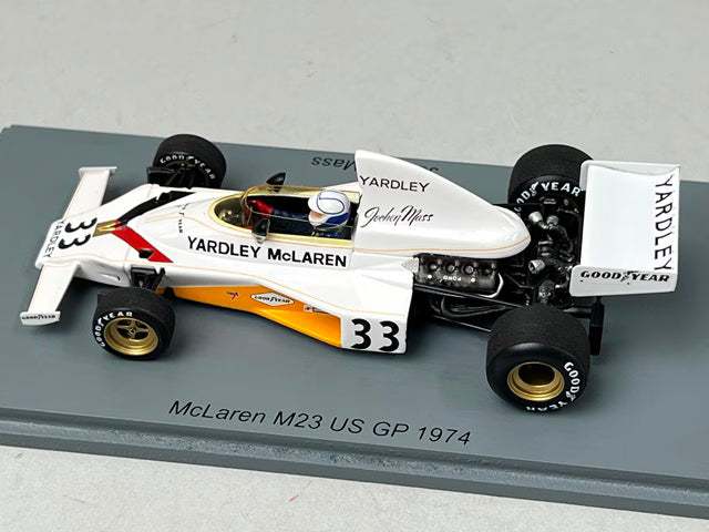1:43 Spark S5740 McLaren M23 US GP 1974 #33 J. Mass