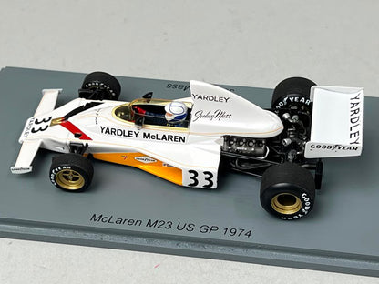 1:43 Spark S5740 McLaren M23 US GP 1974 #33 J. Mass
