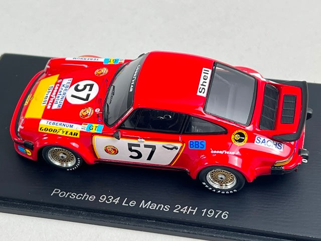 1:43 Spark S9819 Porsche 934 Le Mans 24H 1976 #57 T. Schenken / T. Hezemans