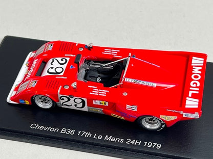 1:43 Spark S9415 Chevron B36 Le Mans 24H 17th 1979 #29 T. Charnell / R. Jones / R. Smith