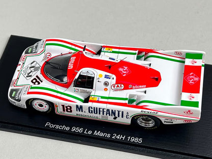1:43 Spark S9867 Porsche 956 Le Mans 24H 1985 #18 M. Sigara / O. Larrauri / G. Tarquini