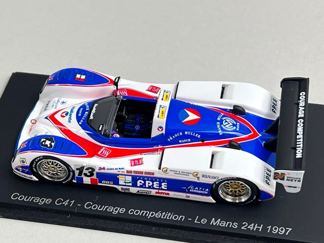 1:43 Spark MV02 Vaillante Custom Courage C41 Courage Competition Le Mans 24H 1997 #13