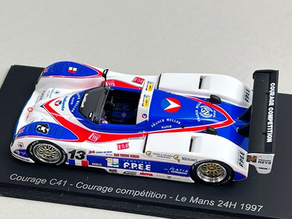 1:43 Spark MV02 Vaillante Custom Courage C41 Courage Competition Le Mans 24H 1997 #13