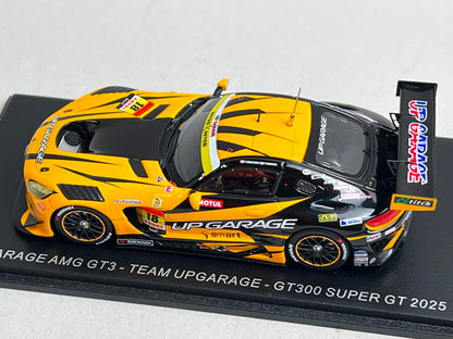 1:43 Spark 43SGT25018 Up Garage AMG GT3 GT300 Super GT 2025 #18 Takashi Kobayashi / Hayato Nomura