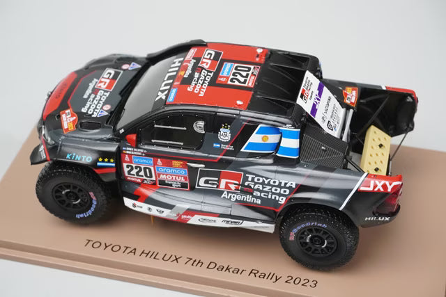 1:43 Spark S5887 Toyota Hilux Dakar Rally 7th 2023 #220