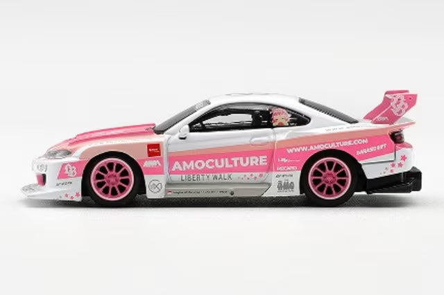 [ Pre-order ] MGT01239-R TSM MINI-GT 1:64 Nissan Silvia (S15) LB-Super Silhouette AMOCULTURE (Right-hand drive)