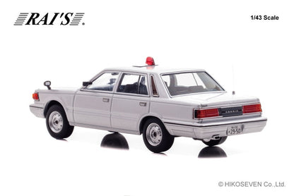 [ Pre-order ] H7438404 RAI'S  1:43 Nissan Cedric (YPY30) 1984 Kanagawa Prefectural Police Traffic Department Mobile Traffic Unit Vehicle (Undercover, Silver)