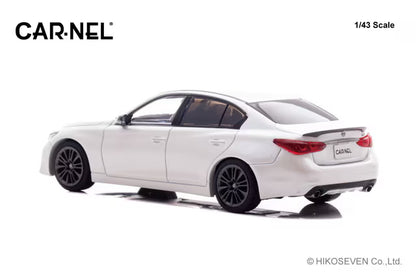CN432602 CAR-NEL 1:43 Nissan Skyline 400R Limited (V37) 2026 Brilliant White Pearl