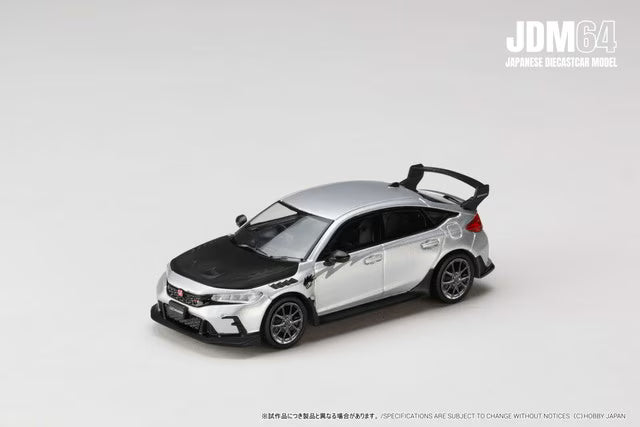 [ Pre-order ] HJDM005B-33 JDM64 1:64 Honda Civic Type R (FL5) MUGEN Group.B (2024) Matte Silver