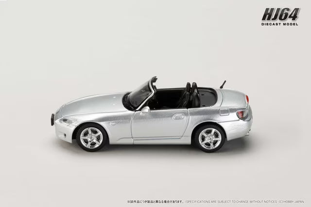 [ Pre-order ] HJ642020AS Hobby Japan 1:64 Honda S2000 AP1 Sebring Silver Metallic
