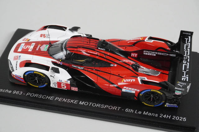 1:43 Spark S9257 Porsche 963 Penske Motorsport Le Mans 6th 24H 2025 #5