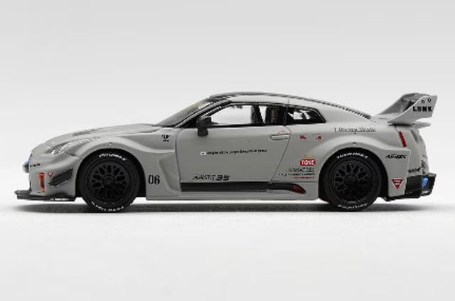 [ Pre-order ] MGT01248-BL TSM MINI-GT 1:64 Nissan LB-Silhouette WORKS GT Nissan 35GT-RR Version 1 Matte Gray (Left-hand drive) *Blister packaging