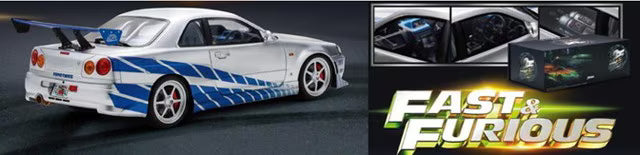 [ Pre-order ] 18SP323 Spark 1:18 Nissan GT-R R34 Fast and Furious