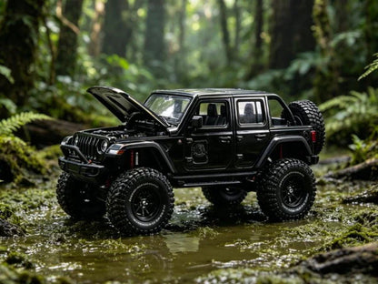 [ Pre-order ] KS-102-649 GCD Gaincorp Products 1:64 Jeep Wrangler Black (LHD)