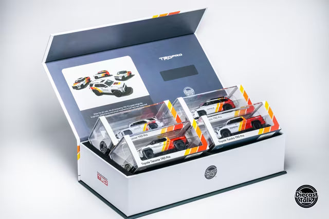 DTG0043-TRD GCD GainCorp Products 1:64 Toyota TRD Pro 4-Vehicle Set – DiecastTalk Exclusive (4Runner TRD Pro, Tacoma TRD Pro, Tundra TRD Pro, Sequoia TRD Pro)