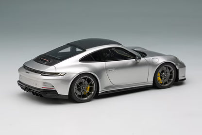 [ Pre-order ] EM776A Make Up EIDOLON 1:43 Porsche 911 (992) GT3 Touring Package GT Silver (Carbon Roof)