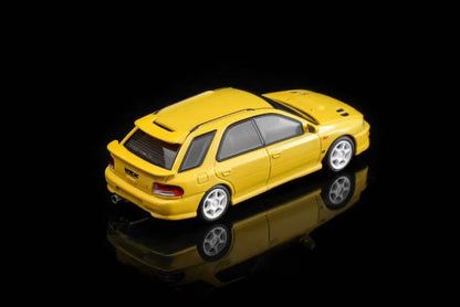 [ Pre-order ] M67104 MOTORHELIX 1:64 Subaru Impreza Wagon WRX STi ver. VI Cashmere Yellow