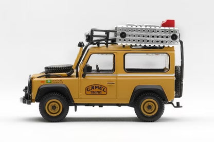[ Pre-order ] MGT01308-BL TSM MINI-GT 1:64 Land Rover Defender 90 Camel Trophy Borneo 1985 Team Brazil (Left-hand drive) *Blister pack