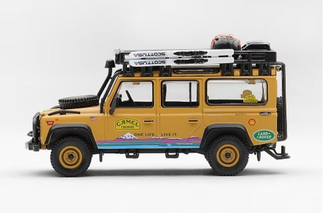 [ Pre-order ] MGT01309-BL TSM MINI-GT 1:64 Land Rover Defender 110 Tierra del Fuego 1998 CT.10 USA (Right-hand drive) *Blister pack