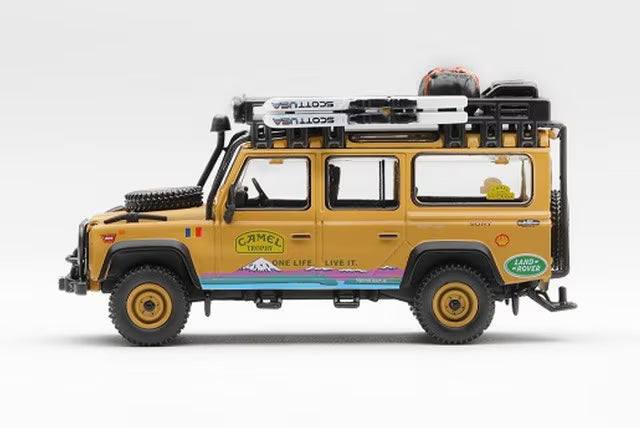 [ Pre-order ] MGT01310-R TSM MINI-GT 1:64 Land Rover Defender 110 Tierra del Fuego 1998 CT.36 Romania (Right-hand drive)