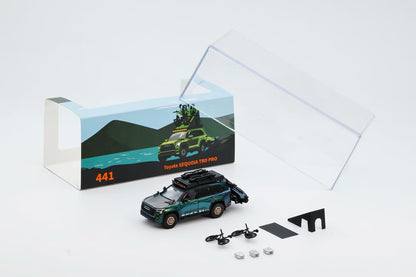 [ Pre-order ] KS-068-441 GCD GainCorp Products 1:64 Toyota Sequoia TRD PRO Chameleon Green (LHD)