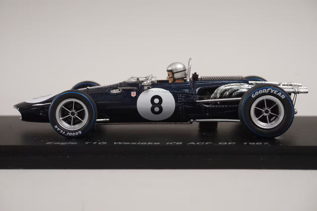 1:43 Spark S1624 Eagle T1G Weslake F1 France GP 1967 #8 B. McLaren