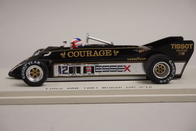 1:43 Spark LOT-SPK-88GBR Lotus 88B F1 British GP 1981 #12 N. Mansell