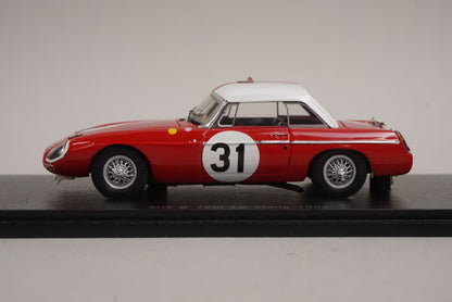 1:43 Spark S4136 MG B Hardtop Le Mans 24H 1963 #31 P. Hopkirk / R. Hutcheson