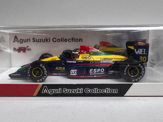 FS17 Spark 1:43 Racing On Exclusive Larrousse Lola Lamborghini LC89B F1 – 1990 United States GP – Aguri Suzuki #30