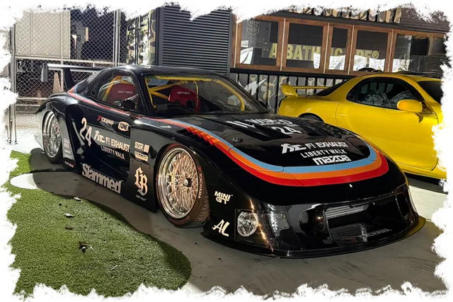 [ Pre-order ] LB028F Make Up EIDOLON 1:43 Mazda LB-Super Silhouette MAZDA FD3S RX-7 Black (Fi Exhaust)