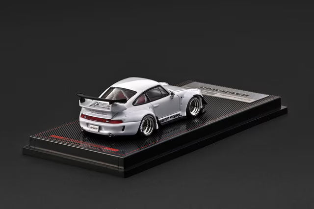 [ Pre-order ] IG4216 ignition model 1:64 RWB 993 White Metallic