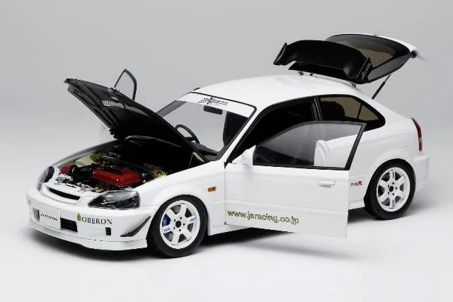 [ Pre-order ] M85013 MOTORHELIX 1:18 Honda Civic Type R (EK9) J's Racing Livery