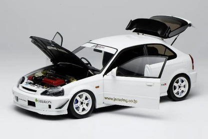 [ Pre-order ] M85013 MOTORHELIX 1:18 Honda Civic Type R (EK9) J's Racing Livery