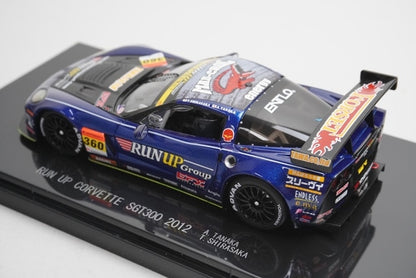 1:43 EBBRO 44760 Chevrolet RUN UP Corvette SGT300 2012 #360 Atsushi Tanaka model car