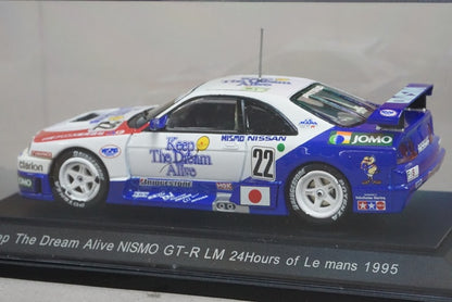 1:43 EBBRO 43359 KeepThe Dreams Alive NISMO GT-R LM 24h 1995 #22 model car