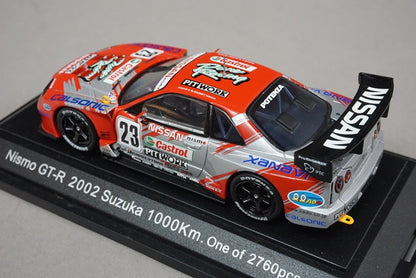 1:43 EBBRO 43391 Nissan NISMO GT-R V6 Suzuka 1000km 2002 #23