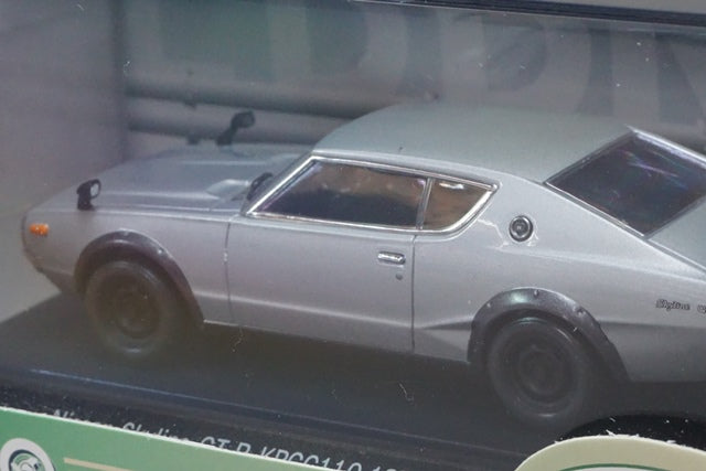 1:43 EBBRO 43558 Nissan Skyline GT-R KPGC110 1973 Silver