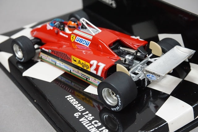 1:43 MINICHAMPS 430820027 Ferrari 126 C2 G.Villeneuve 1982 #27