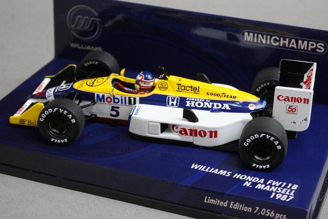 1:43 MINICHAMPS 400870005 Williams Honda FW11B N.Mansell 1987 #5