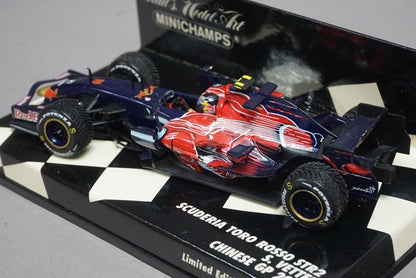 1:43 MINICHAMPS 400070119 Scuderia Toro Rosso STR2 China GP 2007 #19 S.Vettel