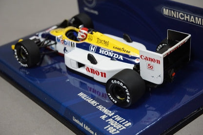 1:43 MINICHAMPS 400870006 Williams Honda FW11B N.Piquet 1987 #6