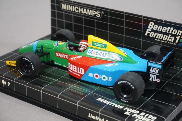 1:43 MINICHAMPS 400900020 Benetton Ford F1 B190 N.Piquet 1990 #20