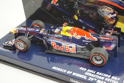 1:43 MINICHAMPS 413110401 Red Bull Racing RB7 Monaco GP 2011 #1 model car
