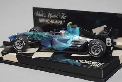 1:43 MINICHAMPS 400070008 Honda RA107 2007 #8 R. Barrichello Earth Specification