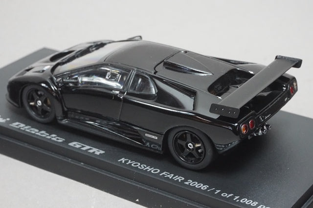 1:43 KYOSHO K03215BK Lamborghini Diablo GTR KYOSHO Fair 2006 Black