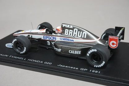 1:43 SPARK RG002 BRAUN Tyrrell Honda 020 Japan GP 1991 #3 Satoru Nakajima Racing Gear